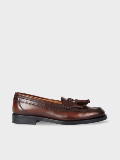 Brown Leather 'Brill' Loafers