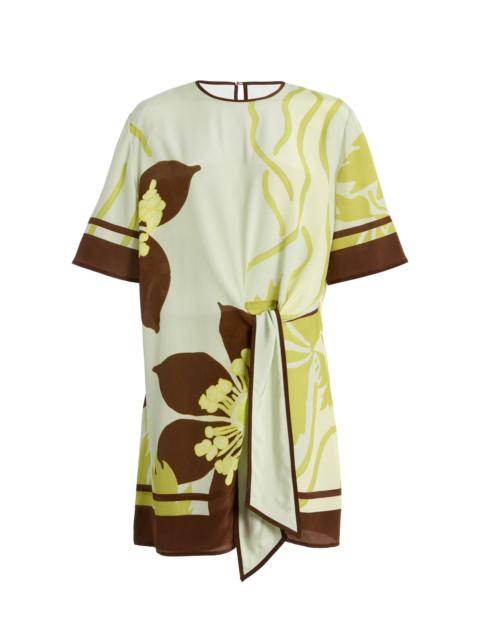 Almara Silk Mini Dress multi