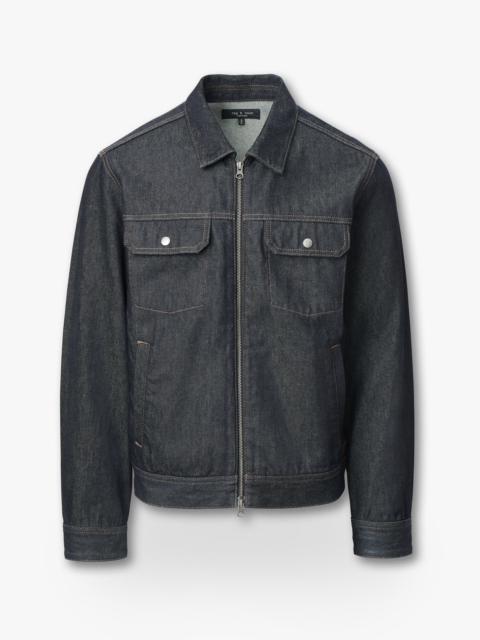 Beau Denim Trucker Jacket
Authentic Rigid in Resin Rinse