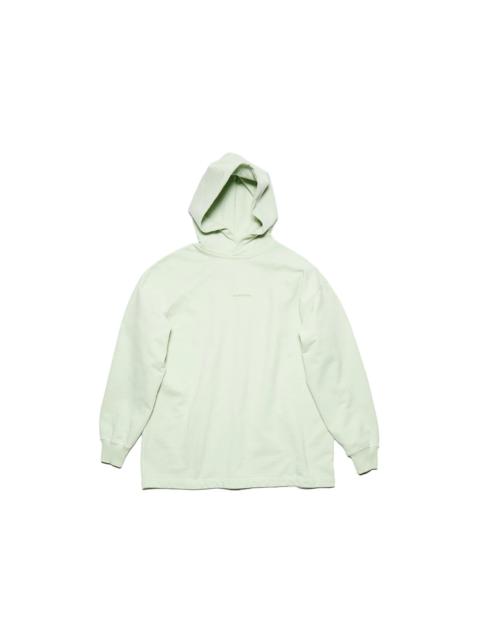 Acne Studios Stamped Logo Hoodied Sweatshirt Pastel Green