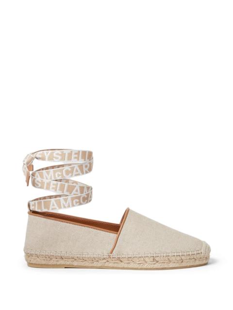 Stella Mccartney Logo-lettering Flat Espadrilles