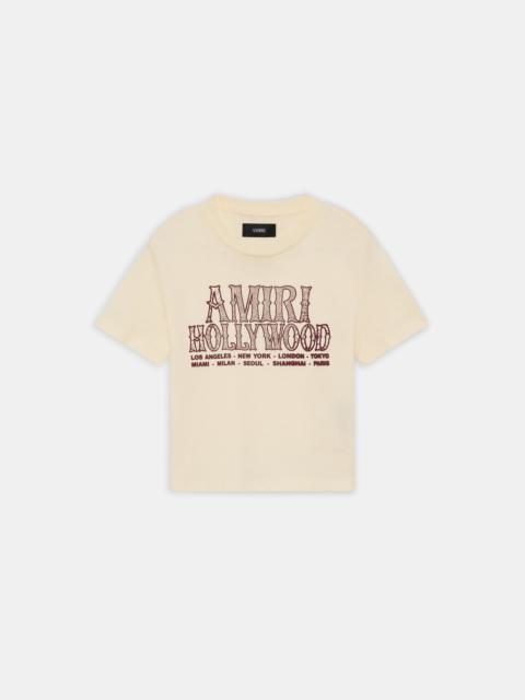 WOMEN'S AMIRI HOLLYWOOD BABY TEE