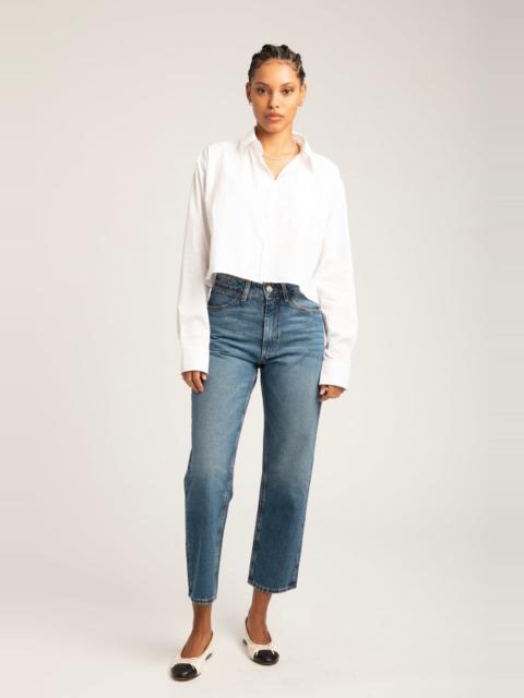 GAINSBOURG CROPPED STRAIGHT LEG DENIM