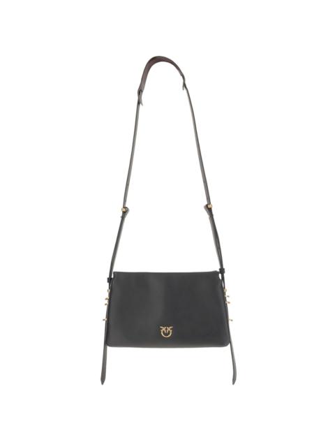 logo-detail calfskin crossbody bag