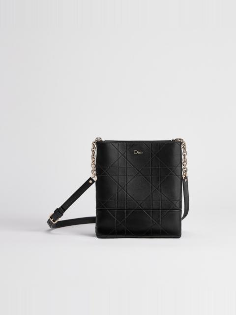 Small Vertical Dior Trianon Bag with Chain