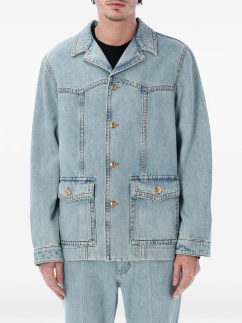 flap-pocket denim jacket