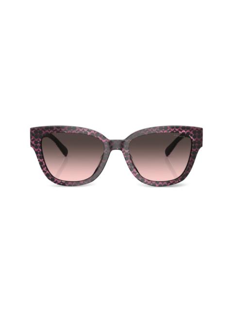 monogram-pattern sunglasses