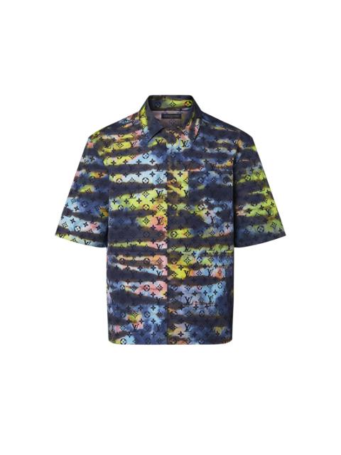 Zipped Monogram Tie-Dye Shirt