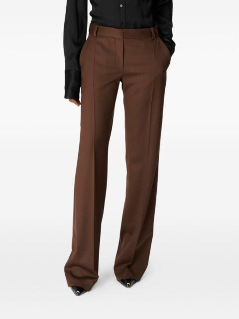 virgin-wool tailored trousers