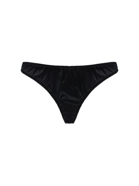 Luxe Stretch-Silk Thong black
