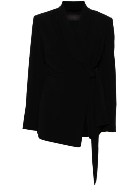 wrap-design blazer