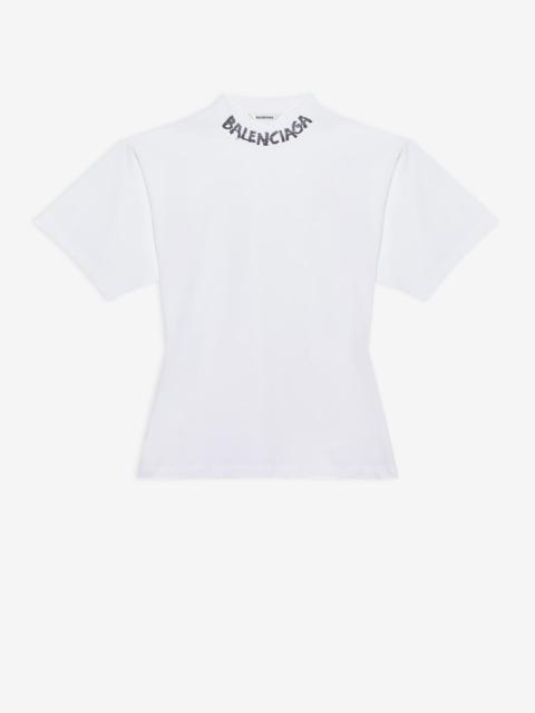 Scribble Logo Curved T-shirt