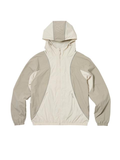 FONT ZIP SHELL JACKET STONE / GREY