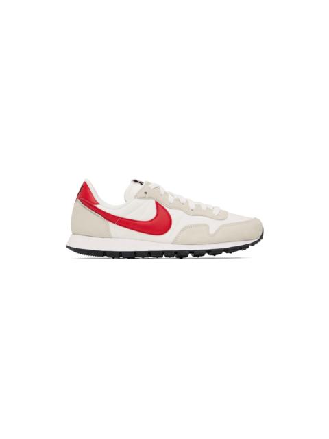 White & Red Air Pegasus 83 Sneakers