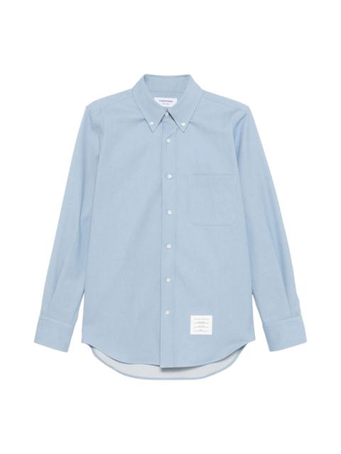 Denim Straight Fit Shirt Men