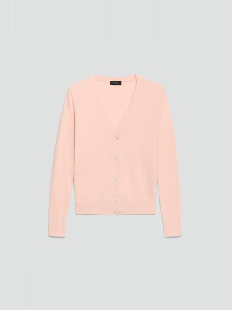 V-Neck Cardigan in Regal Wool