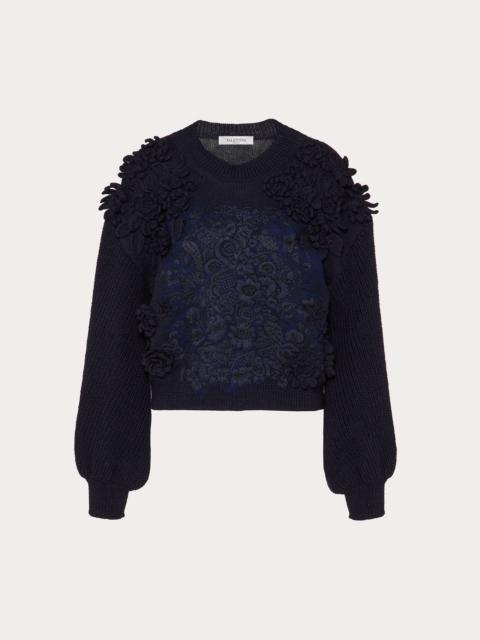 Embroidered Wool Sweater