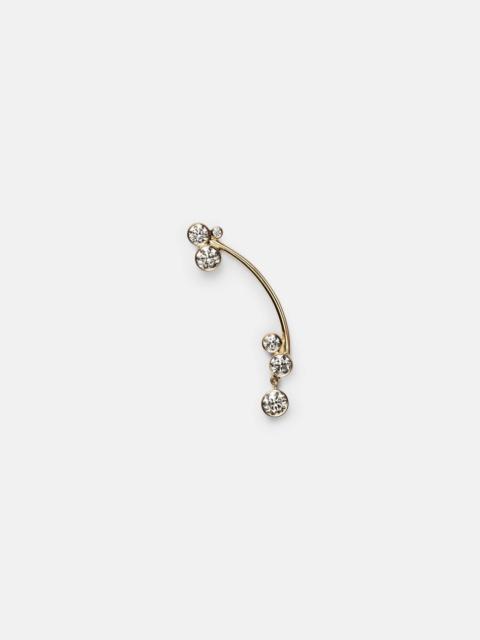Grand Stella 14kt gold single earring with diamonds