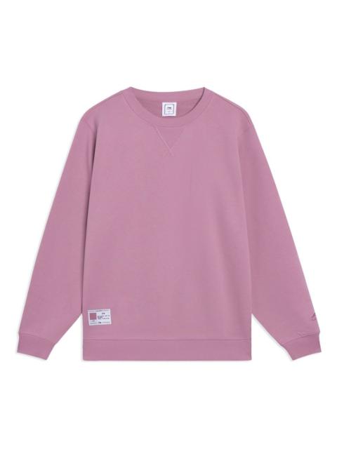 Li-Ning Lifestyle Crew Neck Pullover 'Pink' AWDT073-9