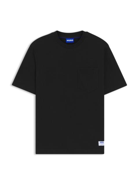 LOGO-LABEL T-SHIRT IN COTTON JERSEY