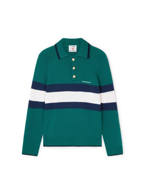 Colourblock Polo Shirt | Casablanca Paris
