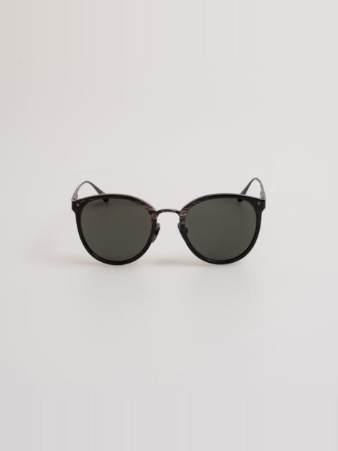 Calthorpe Sunglasses in Buffalo Horn and 925 Sterling Silver