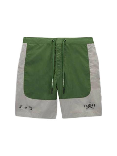 OFF-WHITE x Jordan Shorts Green/Grey
