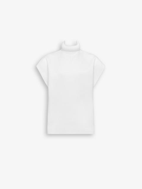 HIGH NECK COTTON KNIT TUNIC