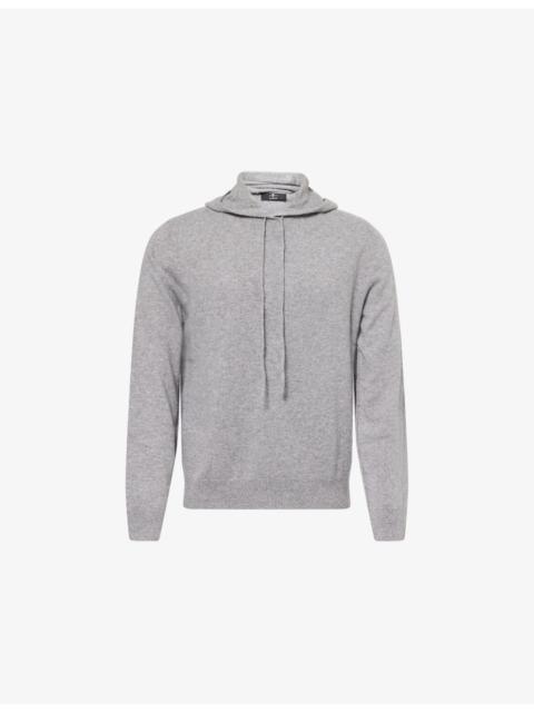 Regular-Fit Knitted Cashmere Hoody