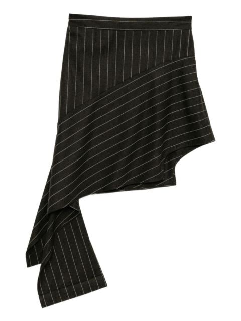 deconstructed pajamas skirt