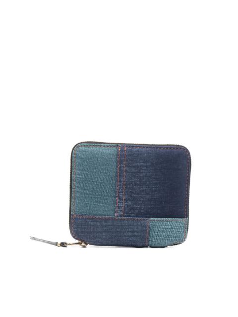 patchwork zip wallet