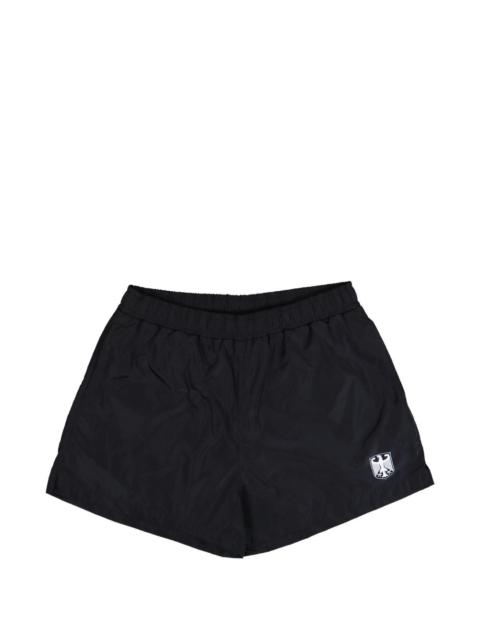 eagle-detail swimshorts