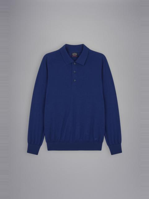 EXTRA FINE WINTER-SUMMER MERINO WOOL POLO