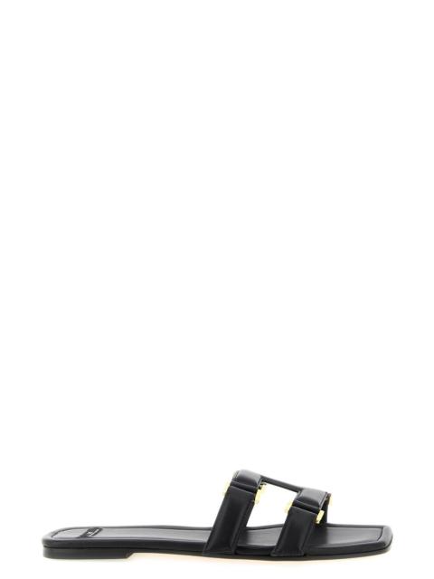 Nappa leather sandals