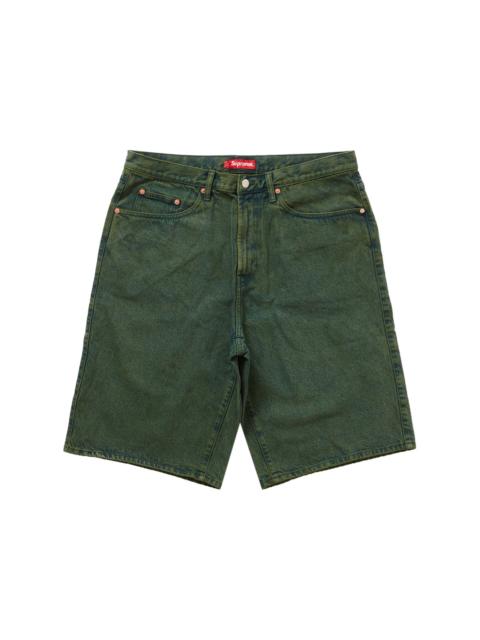 Supreme Baggy Denim Short Green