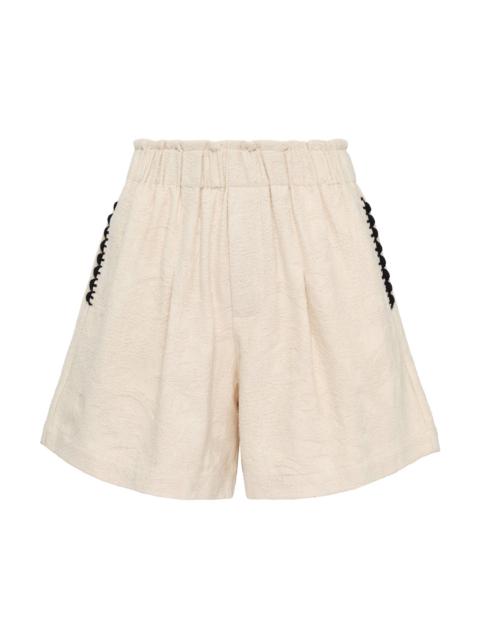 Contrast Trim Shorts