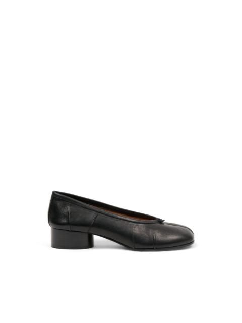 tabi leather ballerina