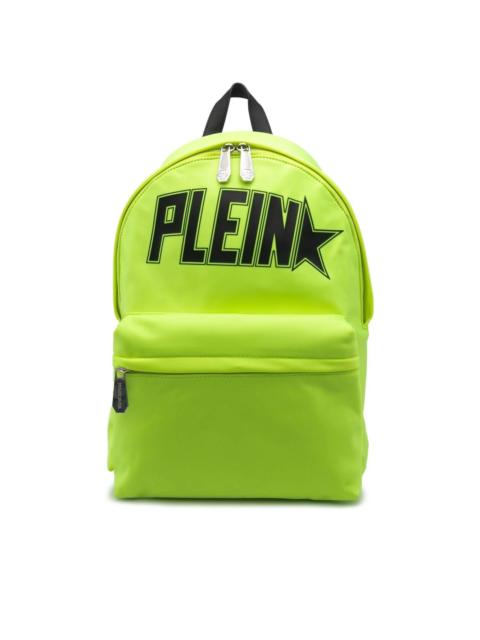 logo-print backpack