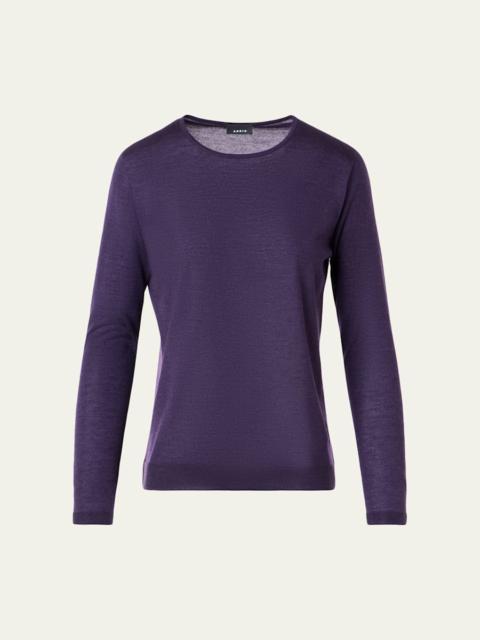 Wool-Blend Crewneck Sweater