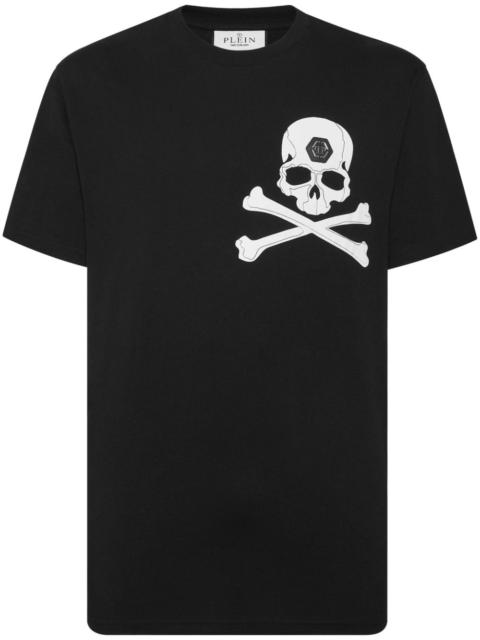 skull-print cotton t-shirt