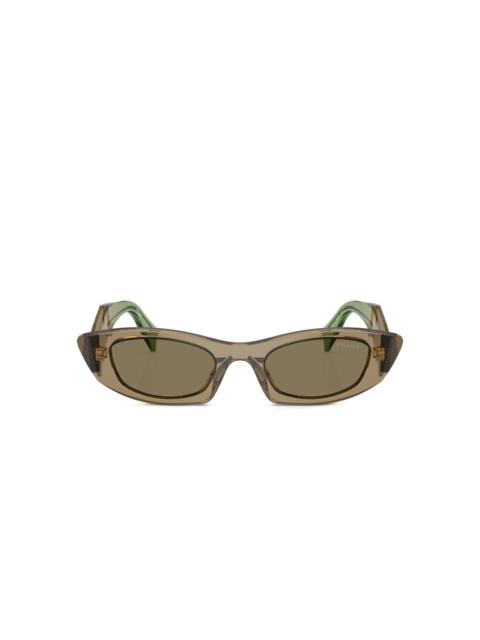 geometric-frame sunglasses