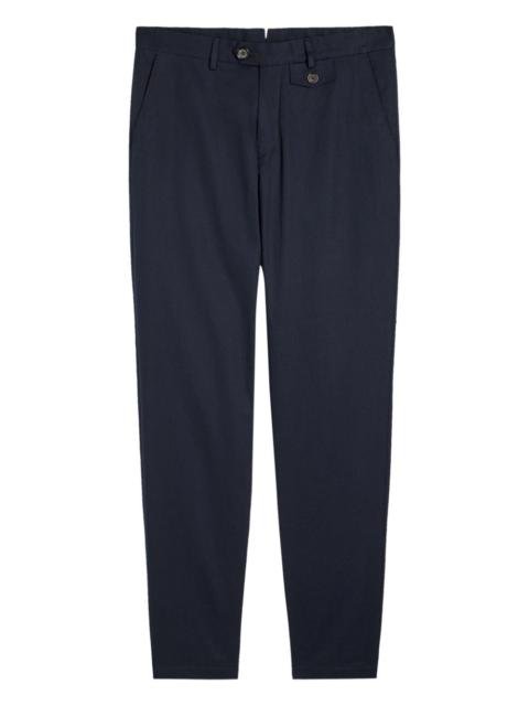 button-fastening trousers