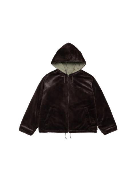 Stussy Reversible Hooded Jacket Brown