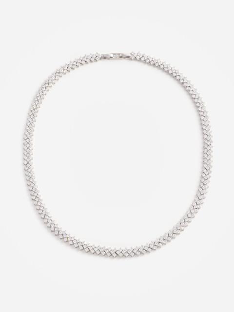 Silver Crystal Necklace