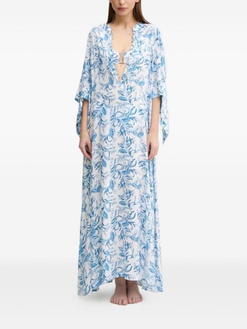 Edith floral beach dress