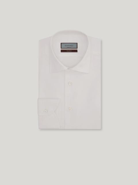 WHITE SEA ISLAND COTTON REGULAR-FIT FORMAL SHIRT