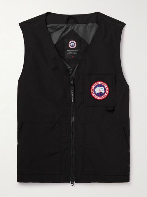 Canmore Logo-Appliquéd Arctic Tech® Gilet Black