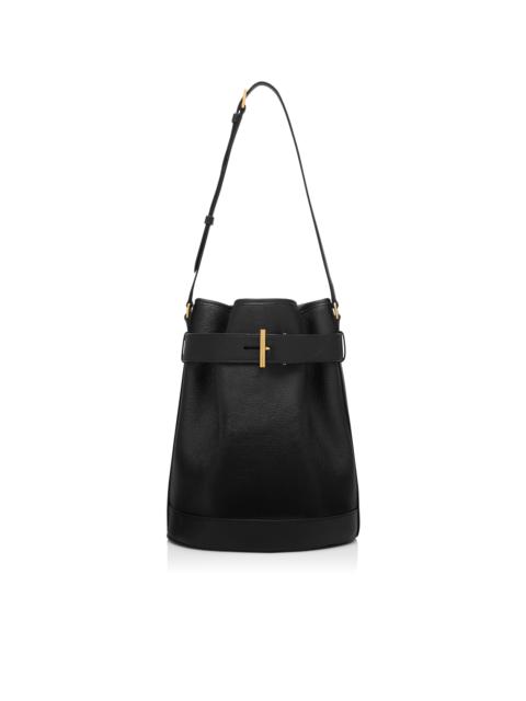 GRAIN LEATHER TARA MEDIUM BUCKET