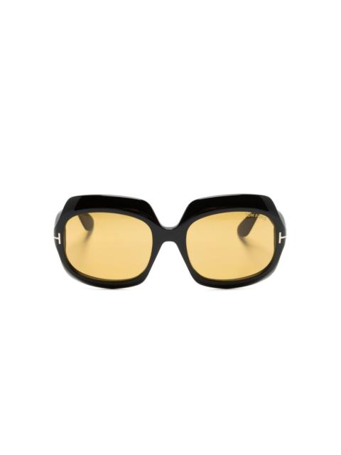 Ren oversize-frame sunglasses