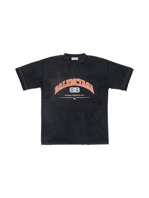 Women's Maison Balenciaga T-shirt Medium Fit in Black